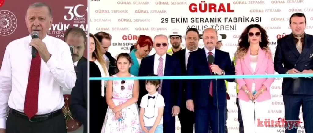 Güral 29 Ekim Seramik Fabrikası'nın açılışı yapıldı