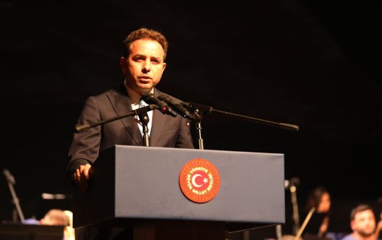 İshak Gazel İstanbul'da ki anma etkinliklerinde TBMM'yi temsil etti